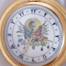 Antique Pocket Watch Full Hunter Tughra Case for Ottoman Market c1900 Mehmed V