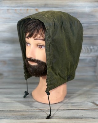 BARBOUR Wax Hood For Waxed Cotton Jacket Green One Size British Style
