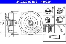 Tambour de frein Audi A6