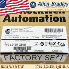 New Sealed AB 1769-L24ER-QB1B/A CompactLogix 750KB DI/O Controller Free Ship 1PC