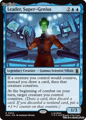 Leader, Super-Genius NM [MSH - 64] EN