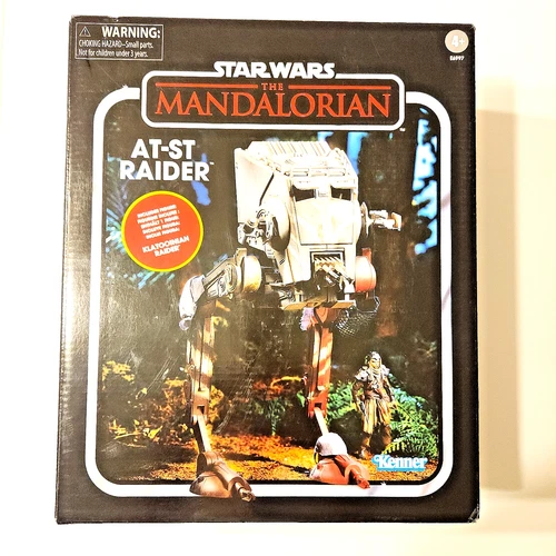 Hasbro Star Wars Vintage Collection Mandalorian AT-ST Raider Figure Vehicle New
