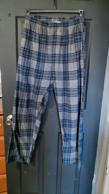 Perry Ellis Portfolio Blue/Gray Lounge Pants Size L