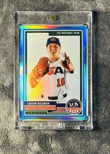 Carson Bolemon 2023 Panini Stars & Stripes Silver Holo SSP Prizm - Base Rookie