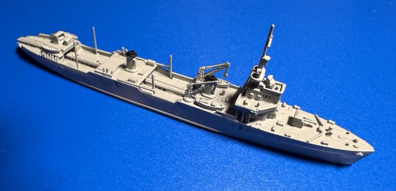 Argonaut 426 French netlayer Le Gladiateur 1939 1/1250 waterline scale model