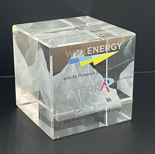 WPX & TERRA Energy Piceance Basin Oil & Gas Petroleum LARGE Paperweight