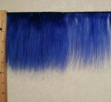 mohair weft Blue straight 5-6"x190" 24678 FP