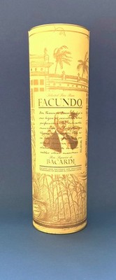 Bacardi Facundo in Geschenkdose 0,7 l 40 % Vol. original verschlossen Rarität