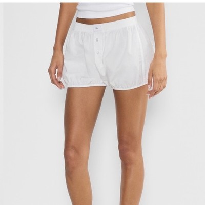 ARITZIA TNA Dally Poplin Bloomer In white Size XXS
