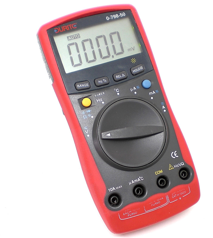 DURITE 0-798-50  AUTORANGING DIGITAL MULTIMETER