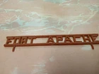 Marx Fort Apache Play Set Replacement Sign Fort Apache