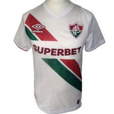 Image of FLUMINENSE Umbro Away Football Shirt 2024 NEW Mens Sizes Jersey Camisa BNWT