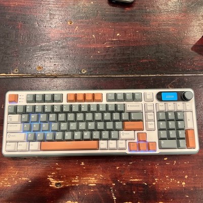 Royal Kludge RK S98 Mechanical Keyboard  Smart Display & Knob Wireless Bluetooth