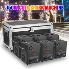 PAIDUN 750W Cold Spark Machine Fountain Sparkler DMX Stage Effect Wedding Party