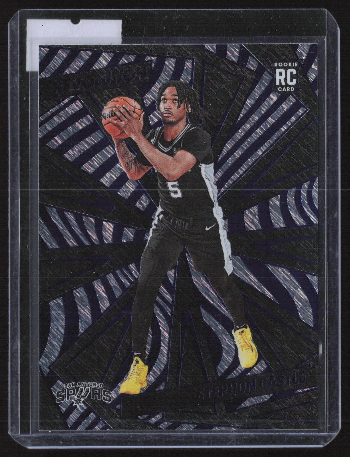 Stephon Castle 2024-25 Panini Revolution Blue Storm #116 RC