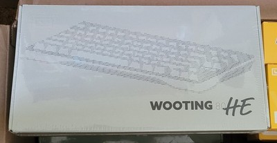 NEW Wooting 80HE Ghost Analog Keyboard ANSI SEALED FREE NEW Wooting 80HE Ghost Analog Keyboard ANSI SEALED FREE