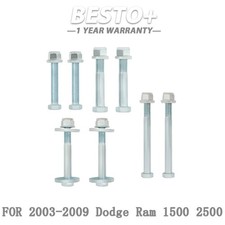 Front Control Arm Cam Bolt Kit For Dodge Ram 2500 3500 2003-09 Ram 1500 2002-08