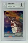 1997-98 Metal Universe MICHAEL JORDAN #23 Iconic Card - BGS 8 (9.5 centering)