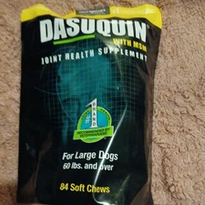Dasuquin MSM Joint Health Supplement (Large Dogs) 84 CHEWS NEW 03/2027
