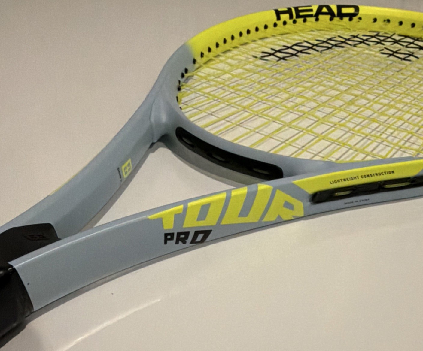 HEAD Tour Pro Adult Tennis Racquet Light Blue/Yellow Perform