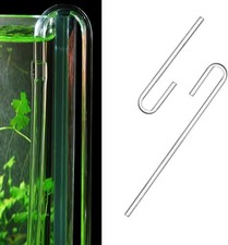 2Pcs U-Shape Acrylic Tube for Aquarium Air Pump & CO2 Diffuser - Neo-Planted Fi