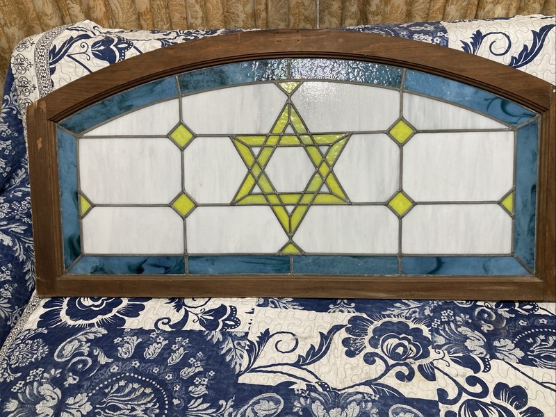 Stained Glass ORIGINAL Prop From The Jazz Singer Movie Neil  Diamond. 1980