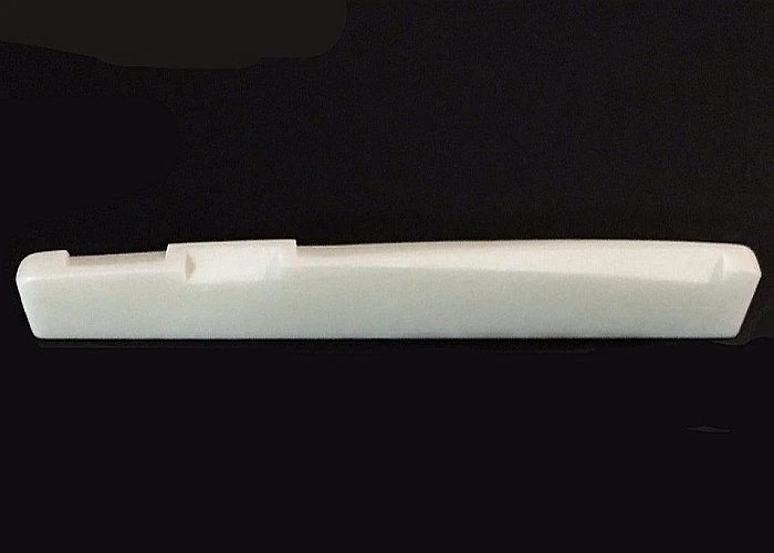 GUITAR PART DEPOT Knochen Steg, Stegeinlage für Western-Gitarre, 76 x 3 x 12 mm bone saddle