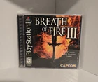 Breath of Fire III 3 (PS1) Complete CIB + Registration Card-Black Label - Tested