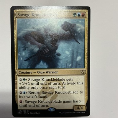 Savage Knuckleblade Khans of Tarkir Regular