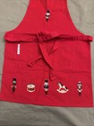 Child’s Williams Sonoma Classic Red Bib Apron Nutcracker Theme — photo 4
