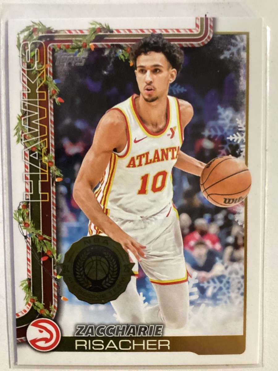 Dリーグ Shigetora トレカ 2025-26 Topps Holiday Zaccharie Risacher All Rookie Team #H49