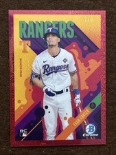 2024 Bowman Chrome - Evan Carter Ascensions Red Mojo /5 #BA-24
