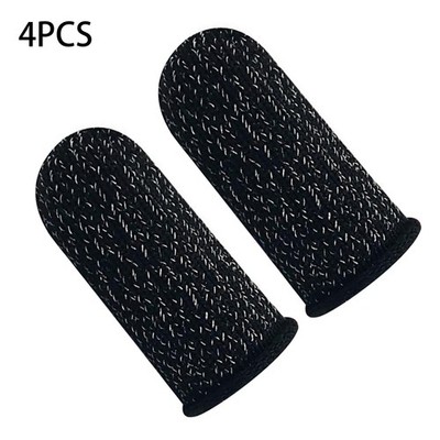 2Pcs Breathable Anti-Sweat Finger Sleeve Thumb For PUBG Phone/Tablet Game B