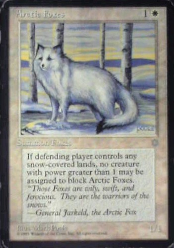 Arctic Foxes - Ice Age #2/383 Common MTG