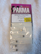 PARMA BRASS PINIONS 48 PITCH 9TH 520-D 5.00 EACH