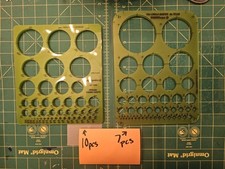 Lot de 17 modèles de dessin Staedtler Mars - modèle de cercle combiné