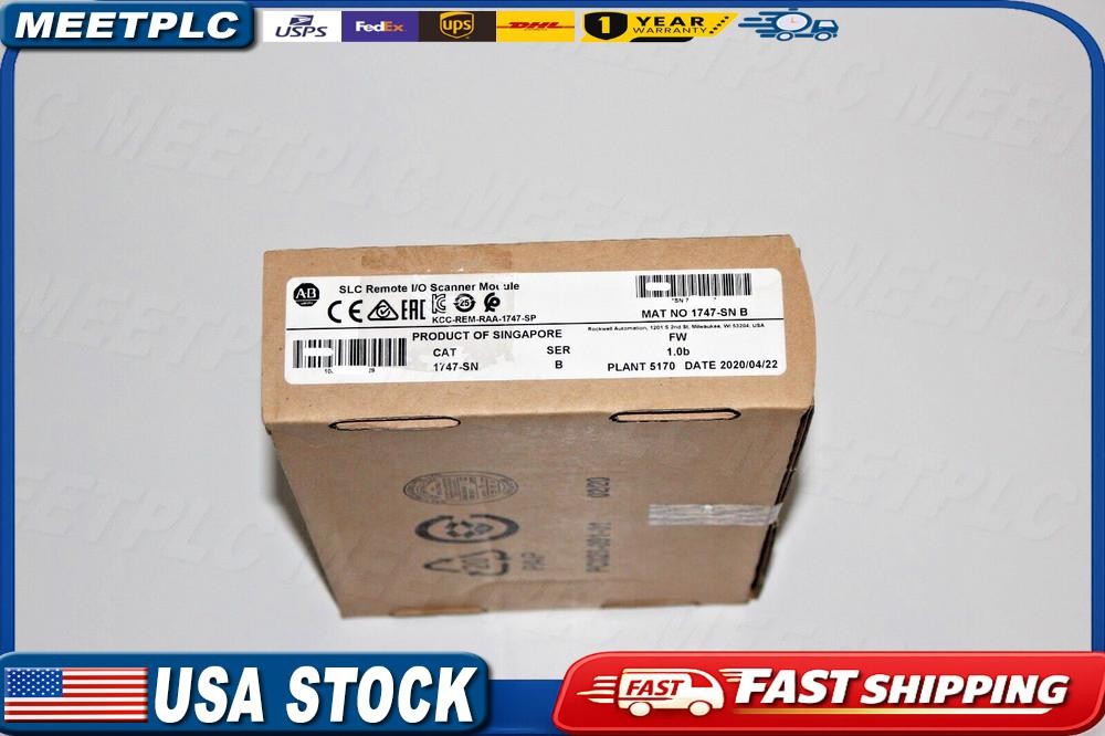 FACTORY SEALED ALLEN-BRADLEY 1747-SN /B , 1747SN SER B , FW 1.0b