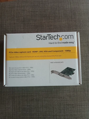 StarTech PEXHDCAP2 High-Definition PCIe Capture Card VGA DVI HDMI Composite