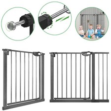 75-115 cm Treppengitter Treppenschutzgitter T&uuml;rgitter Absperrgitter ohne Bohren