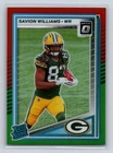 2025 Donruss Optic Savion Williams Base (RAW)