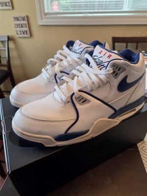 Nike Air Flight 89 Size 12 Dark Royal Blue Replacement BOX