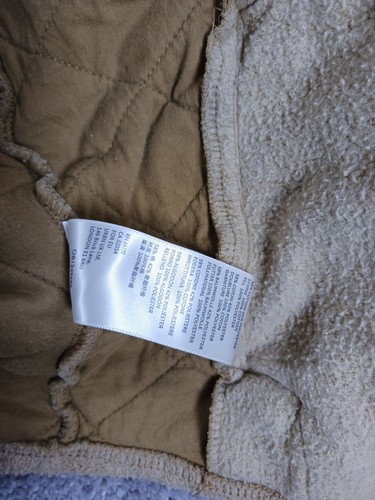 Urban Outfitters Small Womens Jacket Tan Beige Quilted Snap Pockets Lined Fill - Picture 6 of 11