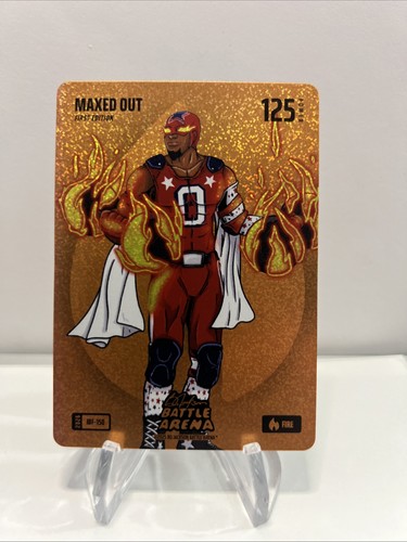 Bo Jackson Battle Arena Maxed Out (Tyrese Maxey) Fire Icon Battlefoil