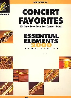 Concert Favorites Vol. 1 - Bb Baritone T.C. | Essential Elements Band Folios