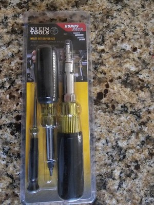 OEM Klein Tools 85513 Multi-Bit Driver Set Bonus Pack Includes 32581 32557 32800