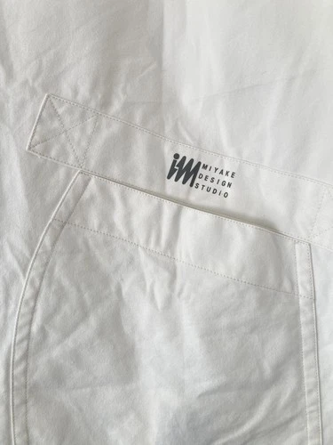 Vintage Issey Miyake IM Design Studio JAA Apron Jacket Coat White Size M Japan  image 3
