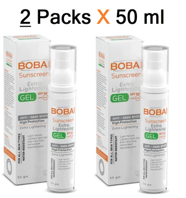 Bobai sunscreen extra lightening gel spf 50 ( 2 Pack X 50ml )