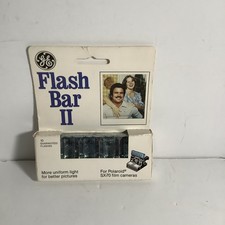 Vintage 70s GE Flash Bar II Polaroid Instant Film Cameras SX70 Sealed NOS J28A