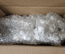 Lot 48 VTG Miniature White Alabaster Resin Cherub Angel w/ Cello Craft Figure