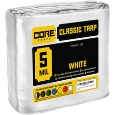 Core Tarps Classic 5 Mil Tarp Waterproof Tarpaulin Cover UV Resistant